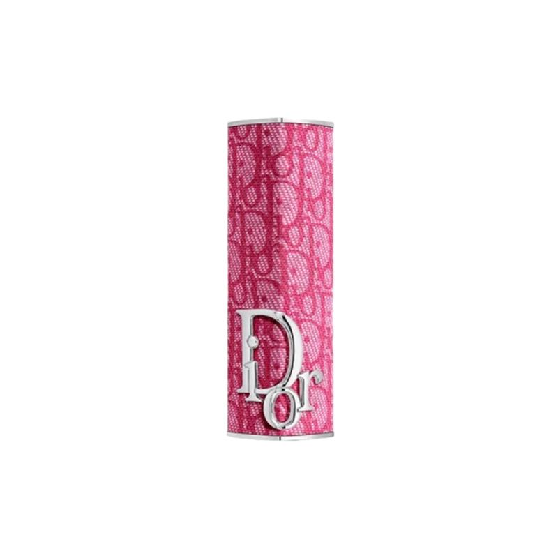 DIOR Glamor Lipstick Limited Edition Fashion Case #Pinkmania Classic Rose Pink Print розового золота