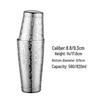 Qīwēi Professionelles Boston Cocktail Shaker Set aus Edelstahl
