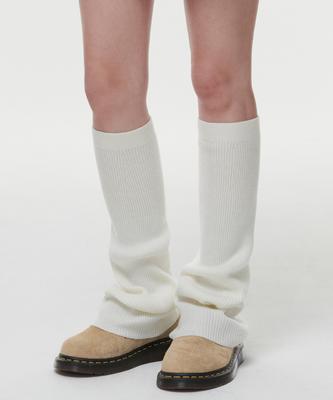 MUSINSA STANDARD WOMAN Women'S Knit Leg Warmers [Ivory]