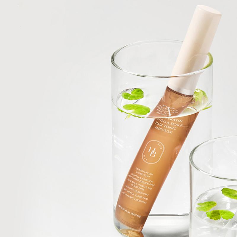[HEVE BLUE] Salmon Pullkeratin Centella Scalp Hair Tonic Ampoule 16.5ml