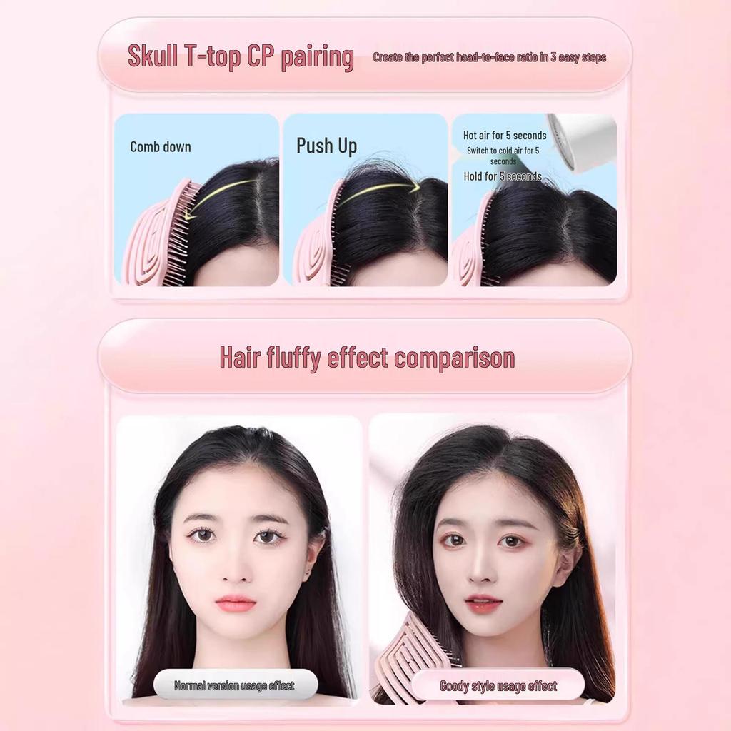 Women's Fluffy High Crown Styling Massage Comb for Long Hair