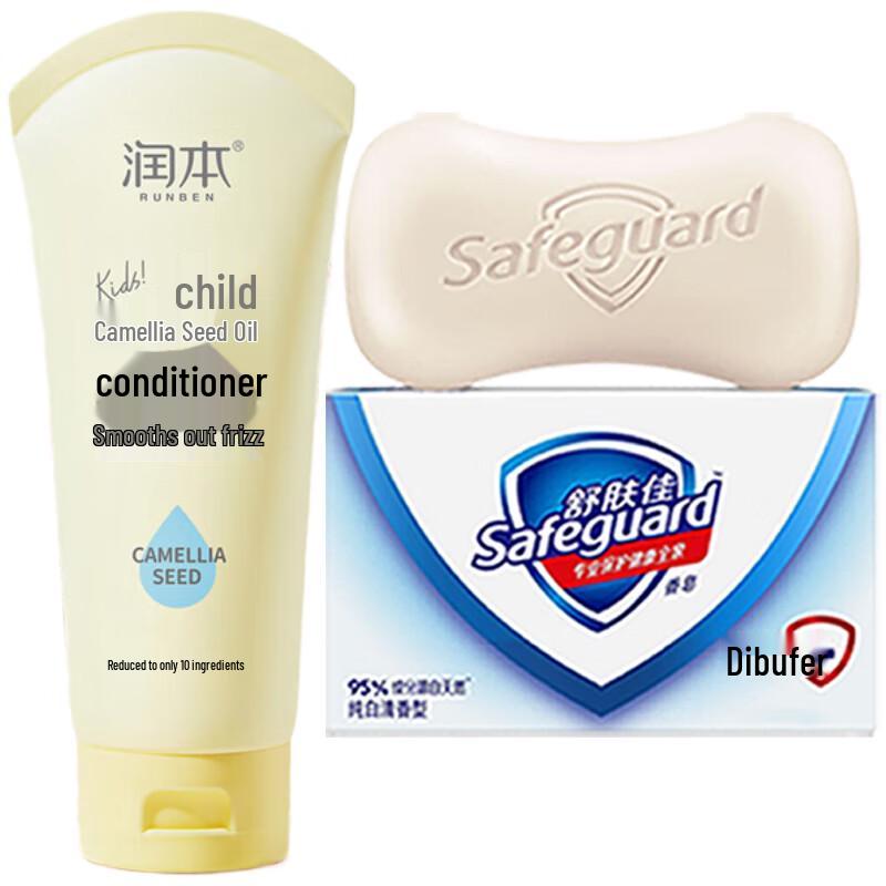 Мыло Safeguard Pure White и детский кондиционер в наборе