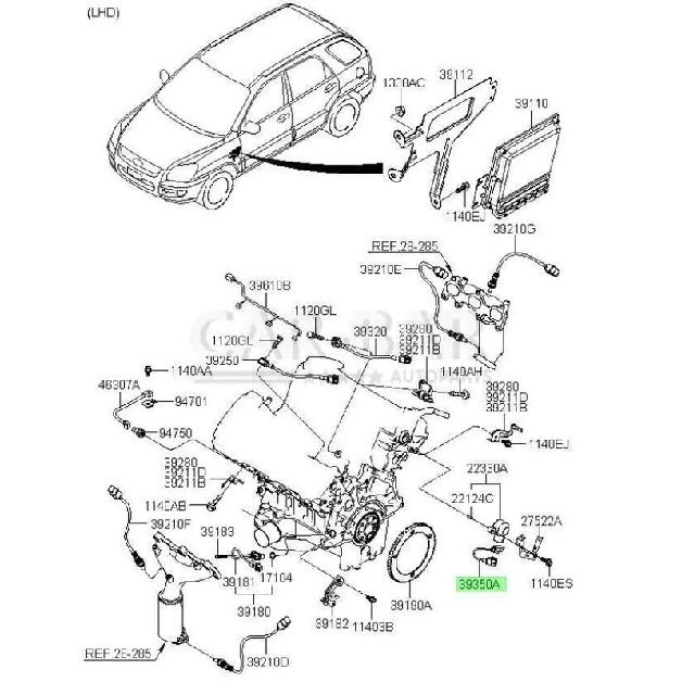 NEW 39350 37110 3935037110 Camshaft Position Sensor for Hyundai Sonata for Kia Optima Sportage 2.5L 2.7L