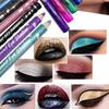 Fashion Long Lasting Waterproof Glitter Pigment Colored Eyeliner Eye Shadow Eye Makeup Cosmetics