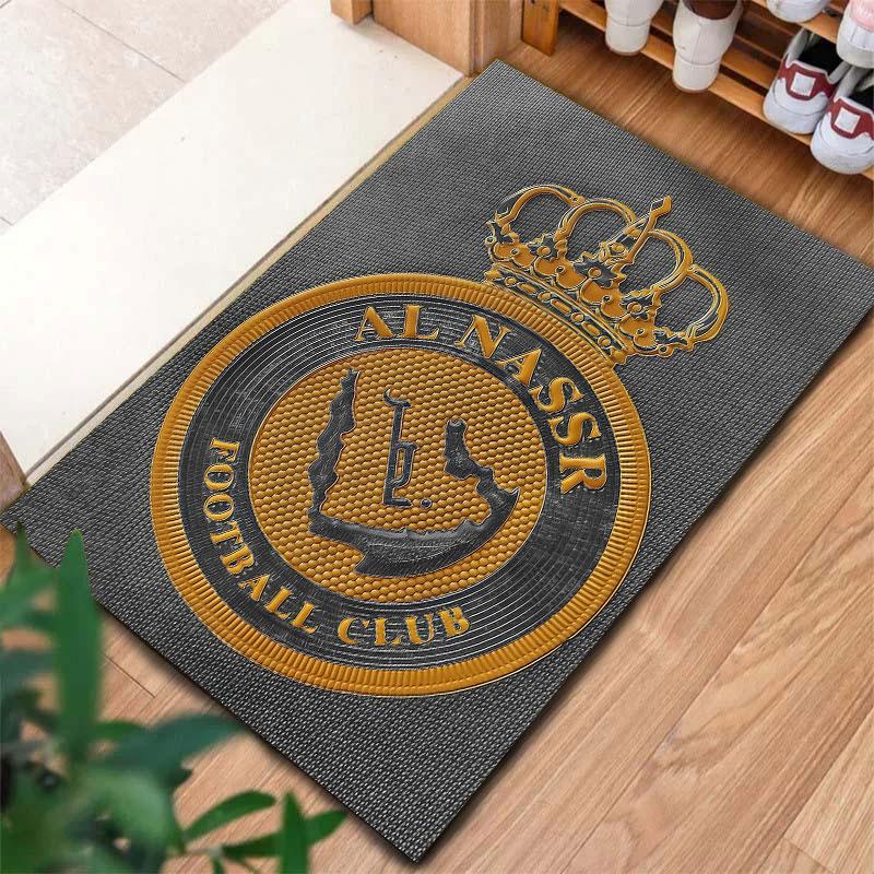Al-Nassr FC Carpet Rug for Living Room Bedroom Home Sofa Decoration,Kids play Non-slip Floor Mat