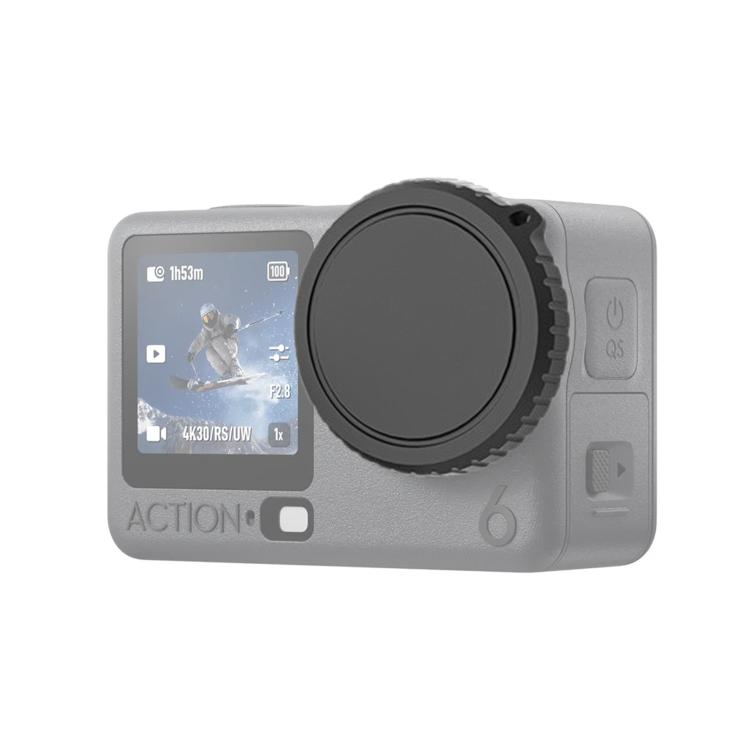Soft Silicone Lens Cap Protective Cover for DJI Osmo Action 6, Dust‑Proof Drop‑Proof Anti‑Slip Camera Lens Protector