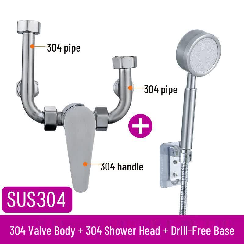 TLXT Electric Water Heater U-Valve Shower Mixer Set