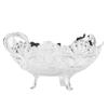 Fruit Bowls Silver Alloy Serving Bowl Peacock Floral European Style Serving Bowl Metal Fruit Bowl Kitchen Countertops