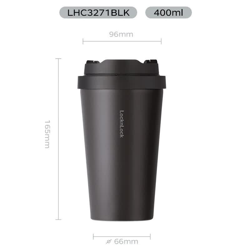 LOCK&LOCK Meet Vitality 400ml One-Touch Pop-Up Lid Insulated Mug