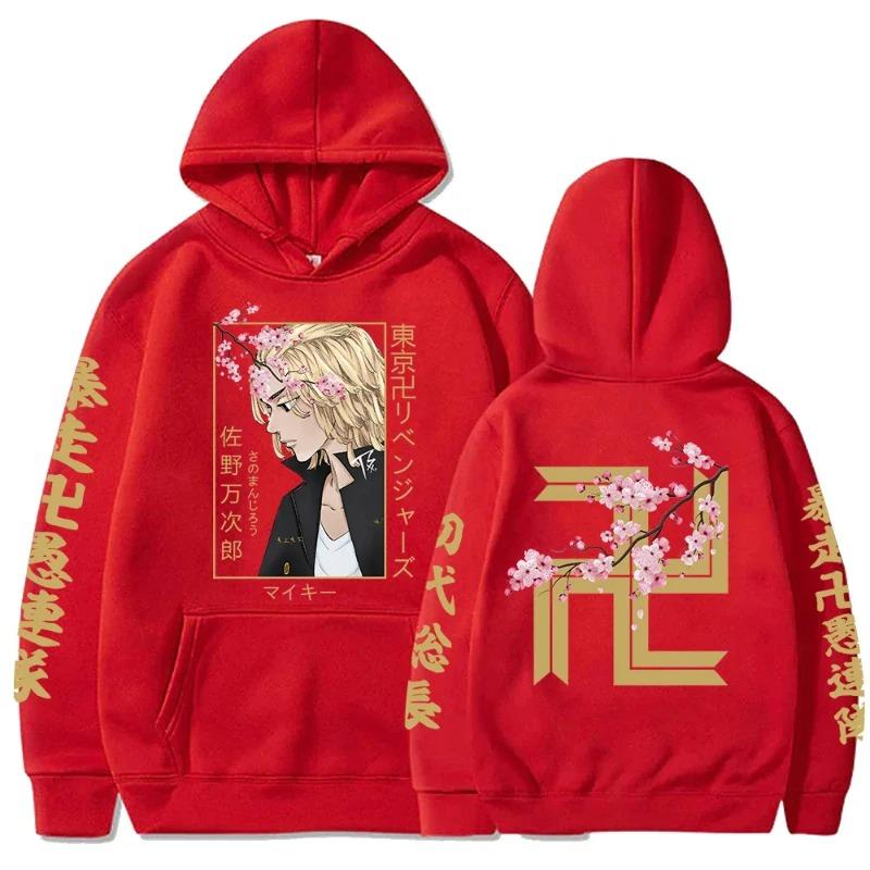 Tokyo Revengers Anime Sweatshirt Graphic Print Hoode Autumn Fleece Street Hoodies Casual Pullover Streetwear