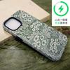 Retro Flower Two-in-one Film Shell Apple 17pro Premium Sense Magsafe Magnetic Mobile Phone Case Iphone16