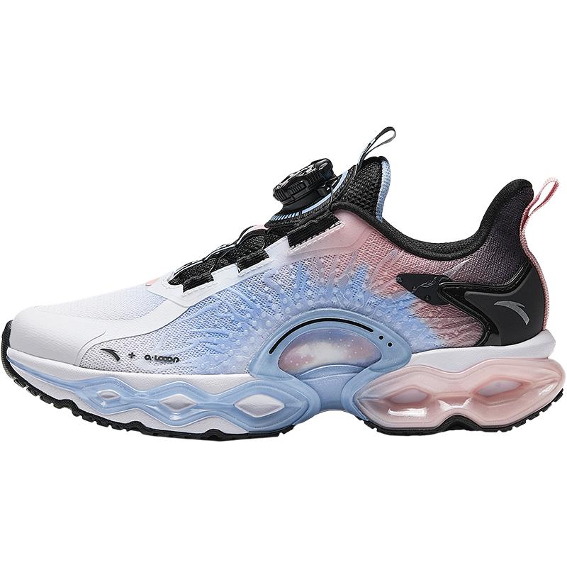 Anta Kids Energy Ring 10.0 Comfortable Durable Non-Slip Low-Top Running Shoes Kids running shoes White Black Super-Hydrogen-Blue 322445504-1