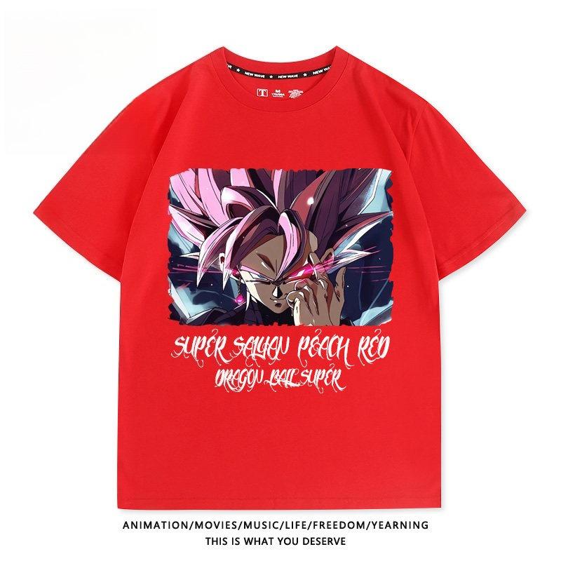 Dragon Ball Anime Super Saiyan Printed Tshirt Unisexs and Womens Tshirt Unisexs Top Sports Tshirt 2026 Summer New Tee
