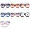 Higodoy Fashion Oversized Women Sunglasses Brand Designer Plastic Female Big Frame Gradient Sun Glasses UV400 gafas de sol mujer