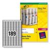 Avery L6008-20 Metal Labels Laser Printing 25.4x10mm