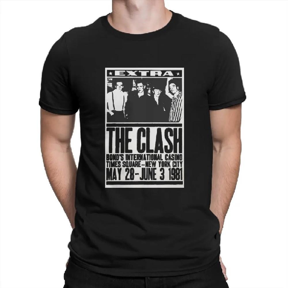 

A Groundbreaking Band From The Pre Punk Era Men TShirt The Clash Tops Cotton T Shirt Humor Top Quality Birthday Gifts XXXXXL чорний