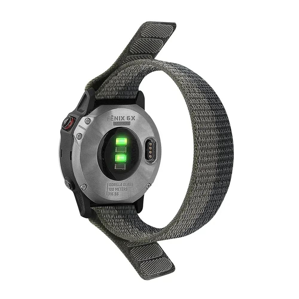 26mm 22mm Nylon Strap for Garmin Enduro 3/Descent Mk3i 51mm Band Fenix E 8 7X 6X 5 Plus/Tactix 7 AMOLED Quick Release Watchband