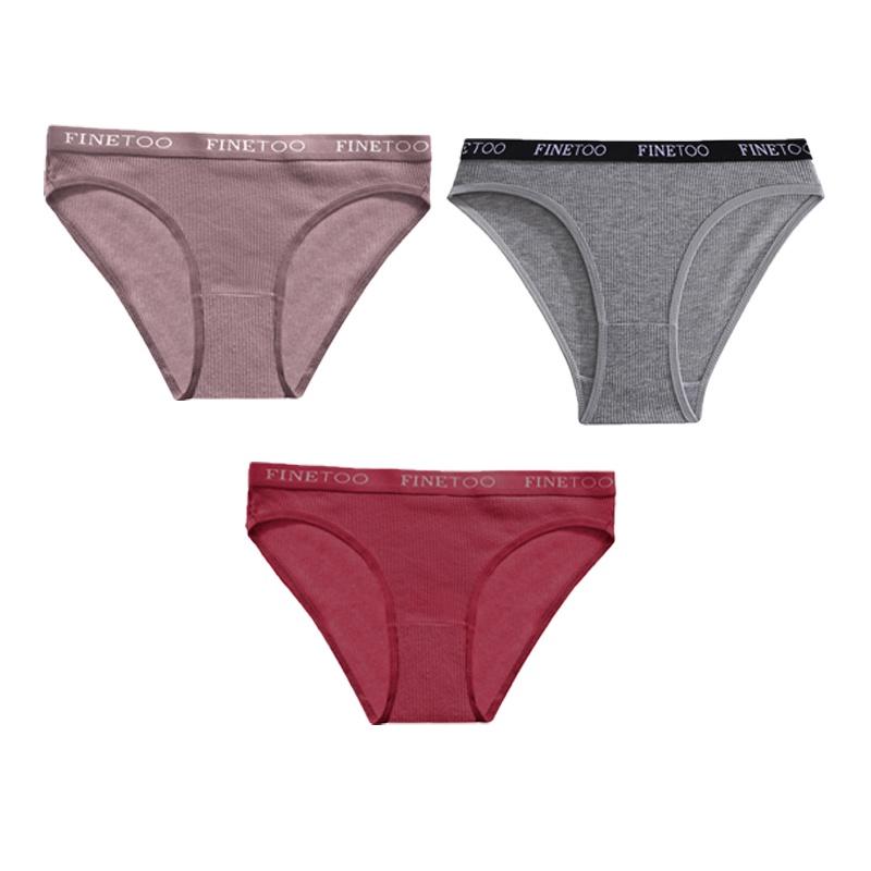 

FINETOO новое хлопковое нижнее белье, женские трусики, сексуальные трусы, однотонные трусики, нижнее белье, женское нижнее белье M-2XL XXL