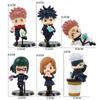 6Pcs/Pack Jujutsu Kaisen Q Posket Figure Satoru Gojo Geto Suguru Yuji 7cm Figurine Anime Collection Dolls Toy Model Ornaments