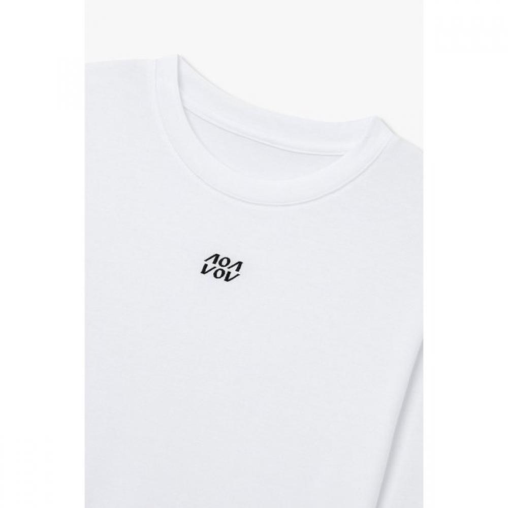VOV Logo Embroidered Rayon T shirT  7156240700 