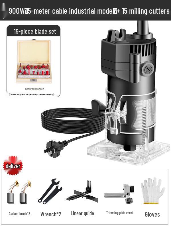 

MUFAN Electric Trimmer Router CN plug (adapter included)
