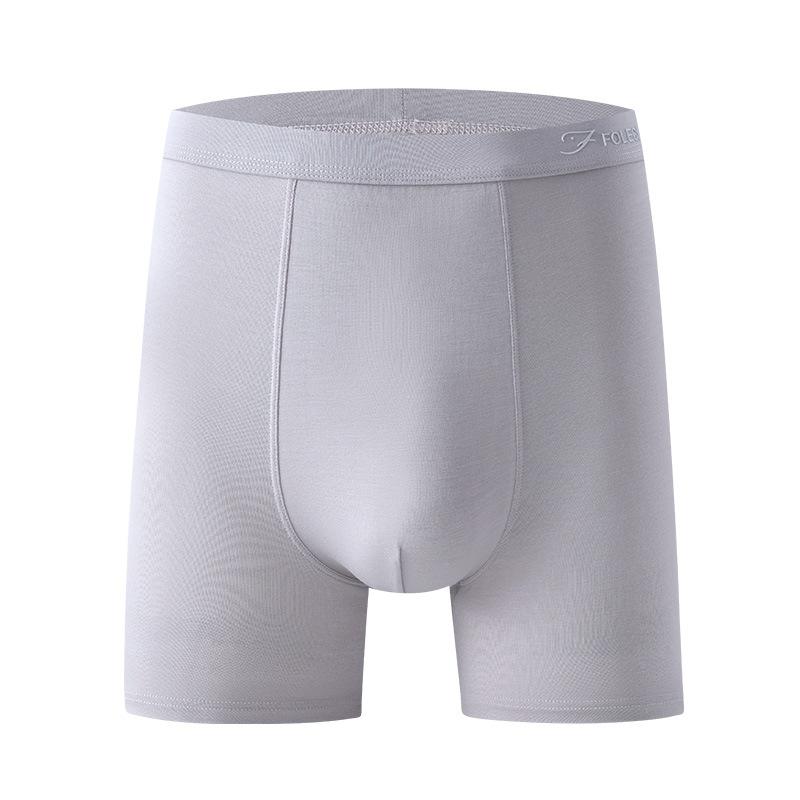 

Men s Extended Sports Underwear Men s Four Corner Breathable High Waist Plus Size Flat Corner Pants XL світло-сірого кольору