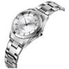 SKMEI Women's Classic Analog Quartz Watch Stainless Steel Waterproof Casual Silver