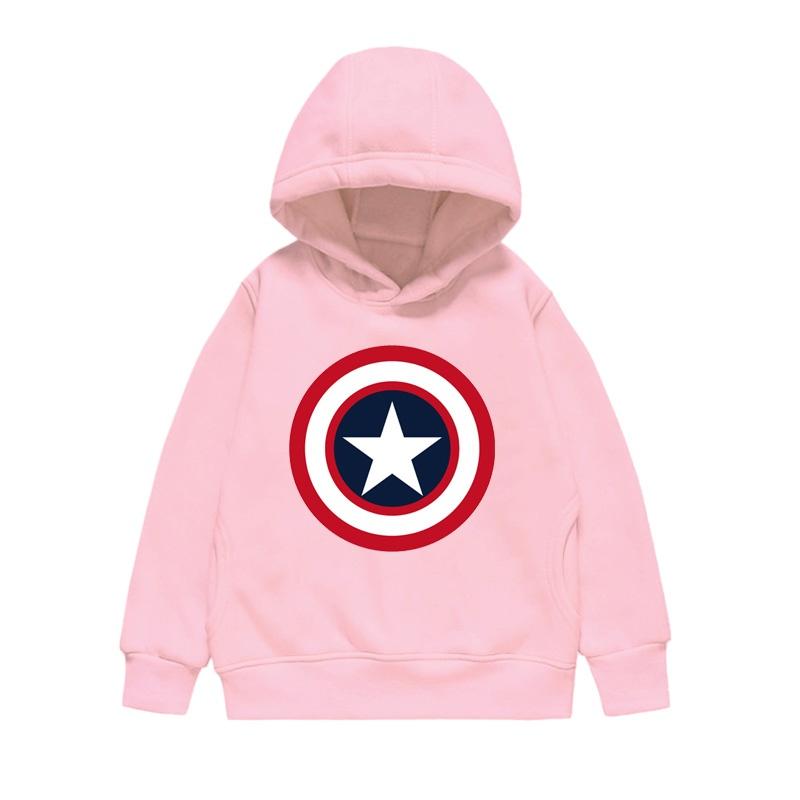 Captain America Black Widow Cartoon Anime Periphery Children's Hoodie New Style Spring and Autumn Boys and Girls Hoodies