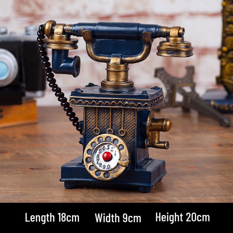 Vintage Gramophone Model Ornament - Retro Decoration & Photography Prop