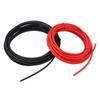 2 Pcs Solar Panel Wire XLPE Sleeve Tinned Copper Dual Insulation Temperature Resistance Solar PV Cable 6mm² 20m 65.6ft