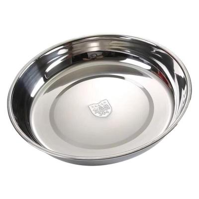 Wutuo 304 Stainless Steel Round Dinner Plate