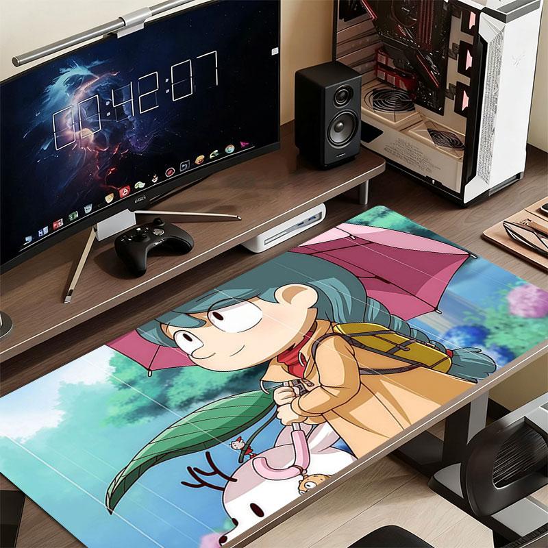 Hilda Cartoon Mouse Pad, Large Gaming Desk Mat, Non-slip XXL Mousepad for Laptop & Tablet, Mini PC Playmat with Stitched Edges