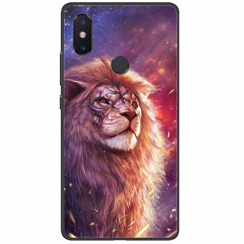 Case For Xiaomi Mi Max 3 Cover Mix3 Mix2s Sofft Silicone TPU Cat Lion Back Cases For Xiaomi Mi Mix 2s Cases 2 Max3 Max2 Fundas