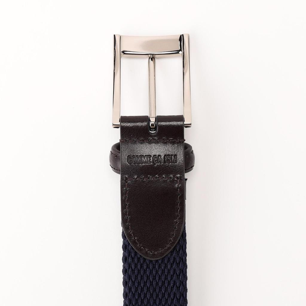 [Comme Ca Ism] Rubber Mesh Belt 47-87YO06-206 Navy F