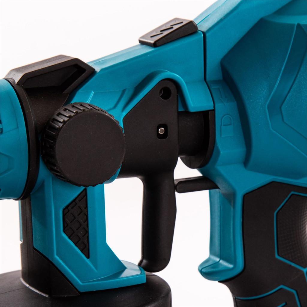 Lithium Ion Spray Paint Gun Household Rechargeable Paint Sprayer Cordless Portable Wall Floor Paint Spraying Tool