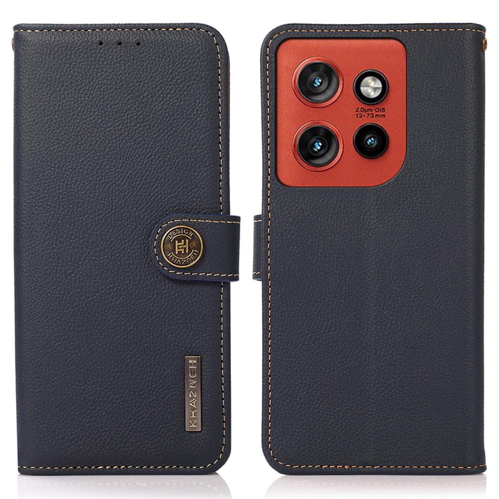 

KHAZNEH Wallet Case for Motorola Edge 60 Neo 5G/Edge 50 Neo 5G/Moto S50 5G/ThinkPhone 25 5G Genuine Cow Leather RFID Blocking Phone Cover