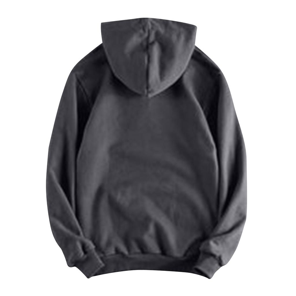 Half Zip Baggy Hoodie Men Pullover Longsleeve  Casual Hoodies Fashion Vintage Hooded Sweatshirt