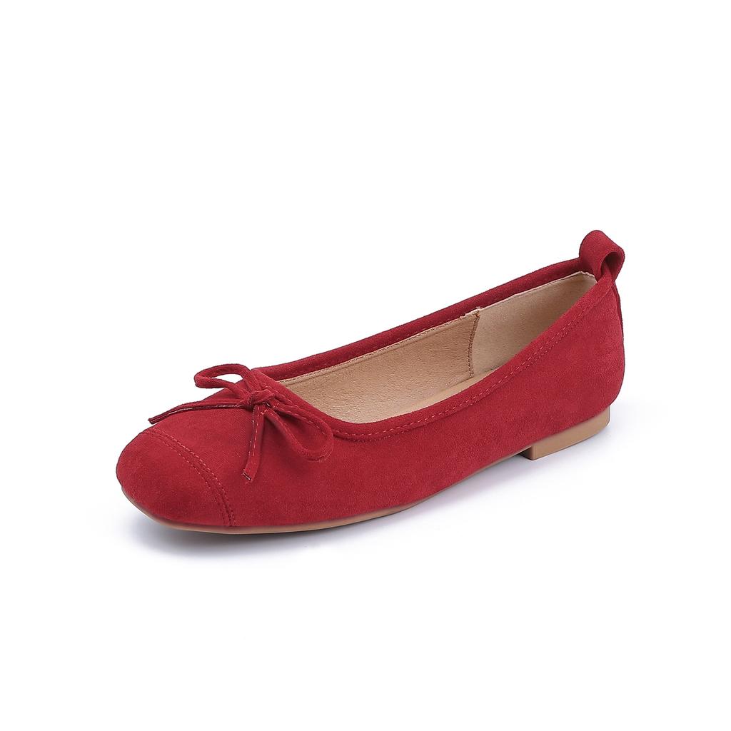 French single shoes women wear Korean version casual shoes comfortable soft sole not tired feet women's shoes commuter style shallow mouth grandma s
