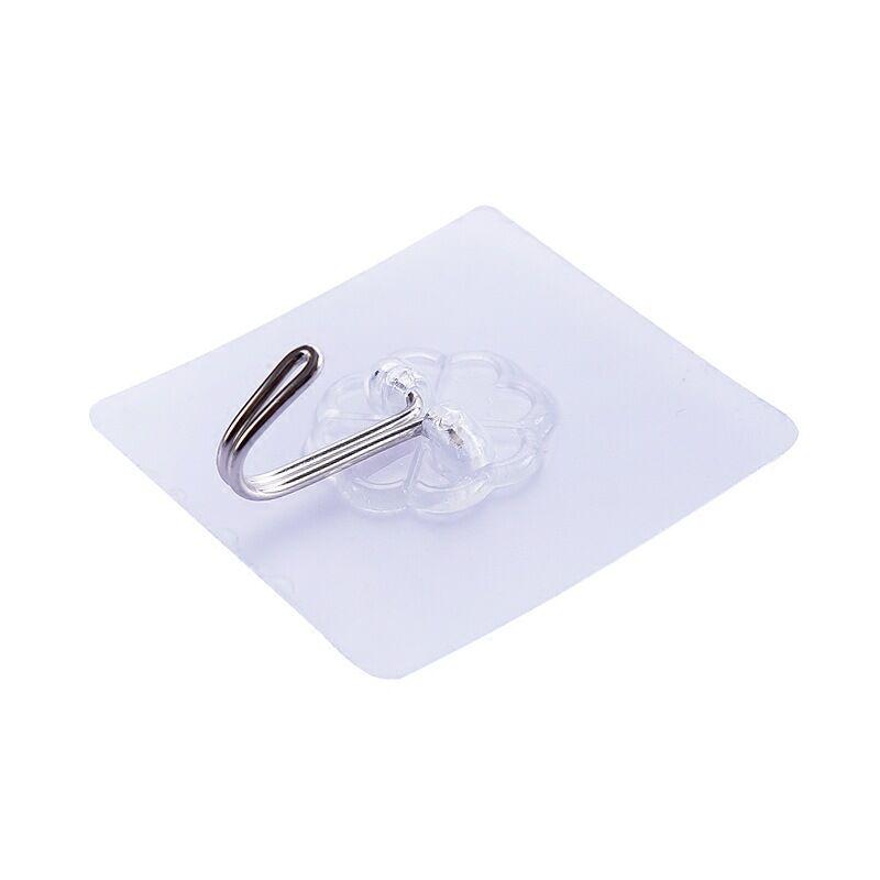 Transparent Adhesive Hook & Buckle, Nail-Free, Non-Marking, Load-Bearing Claw Hook