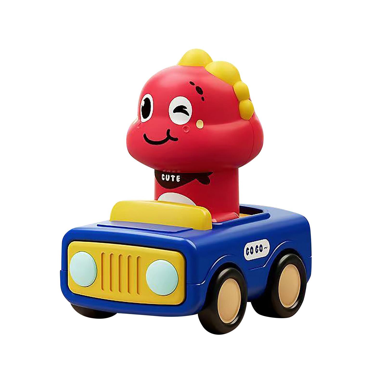 

Игрушки для машинок-динозавров для малышей в возрасте от 1 до 3 лет, гоночные машинки для малышей-животных, наборы игрушечных машинок для малышей One Size красный