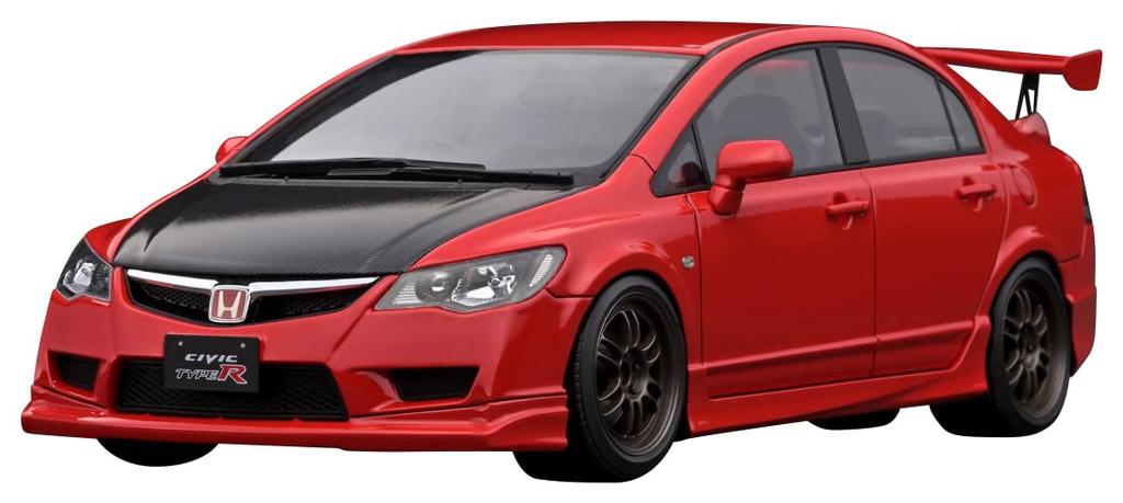 Model zapalování Honda CIVIC TYPE R Red, hotový produkt 1/18 (FD2)
