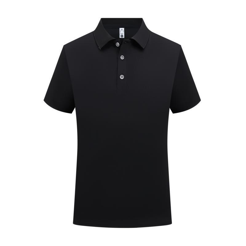 Custom Polo Shirts with Logo Print – Solid Color, Breathable, Short Sleeve Work Uniforms