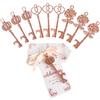 New Peach Heart Foot Keychain Welcome Baby Party Keychain Exquisite Gift Party Small Pendant  1set(12pcs)