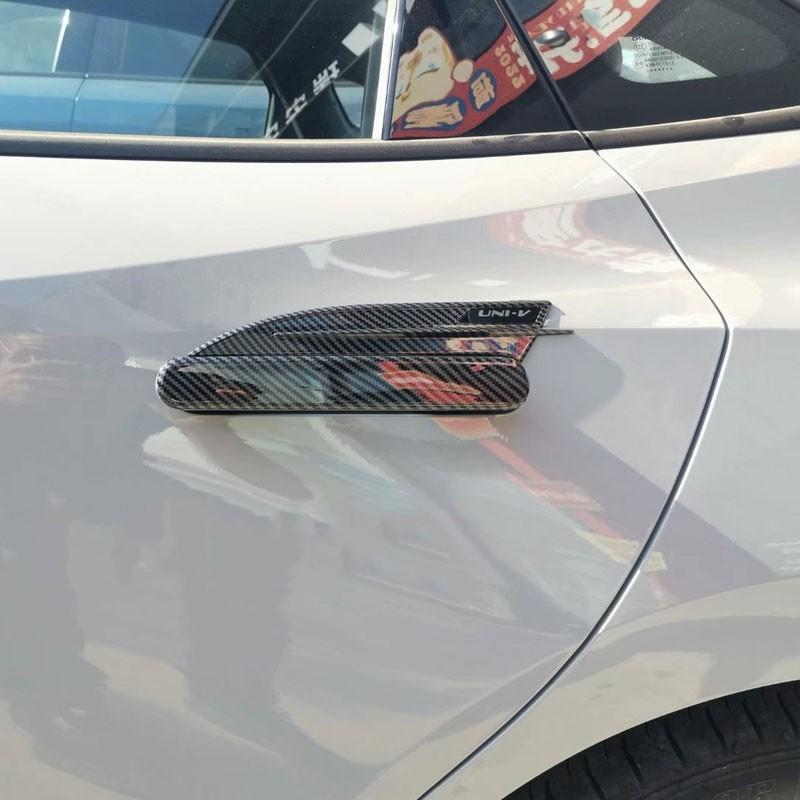 

Для Changan UNI-V UNI V аксессуары ABS автомобильная внешняя дверная ручка защелка крышка дверная чаша защитная накладка наклейка Стайлинг 2022 Hand Bowl Carbon