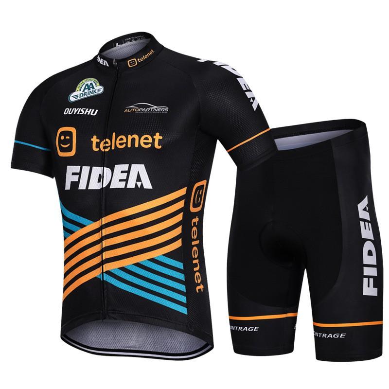 Mens Cycling Jersey Shorts Set Breathable Bike Apparel Road Mountain Biking