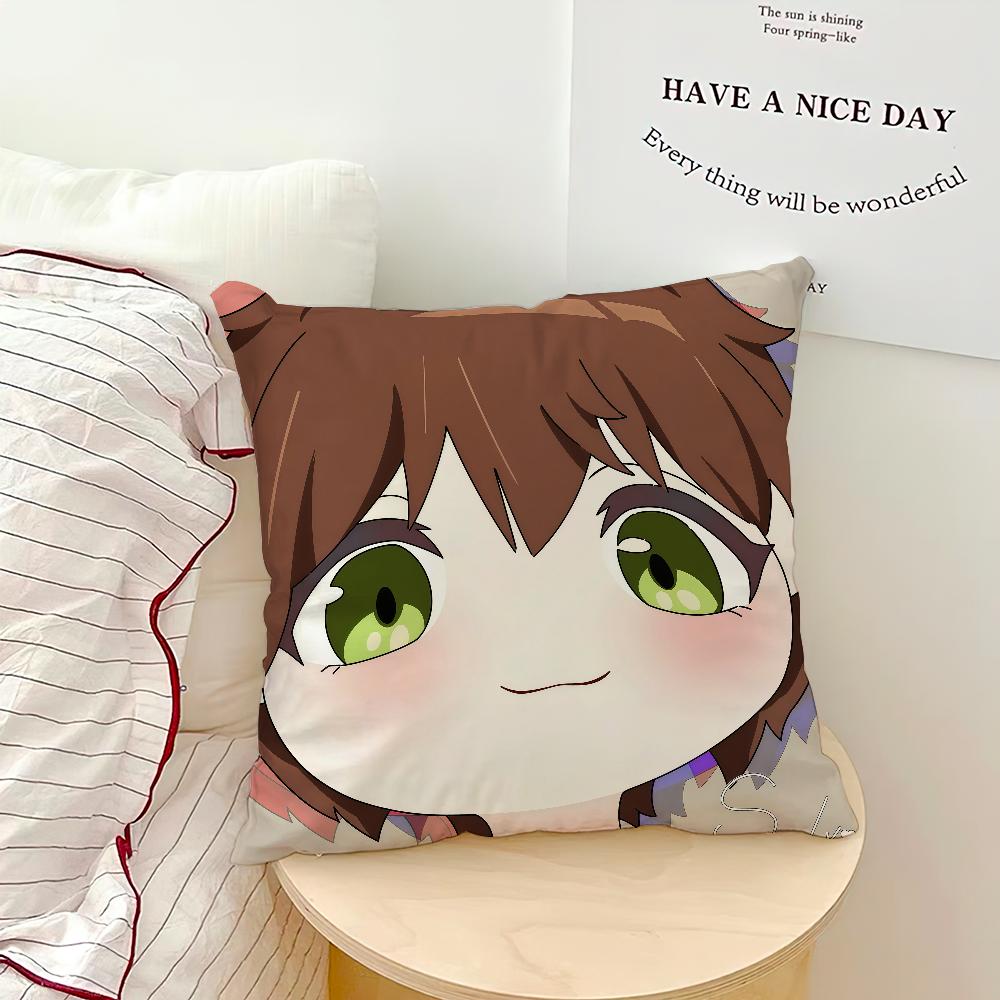 

аниме чиби наволочка Таканаши Рикка Удобная мягкая наволочка для дивана, гостиной, домашнего офиса, декор, защитные чехлы 30x30CM(12x12in)