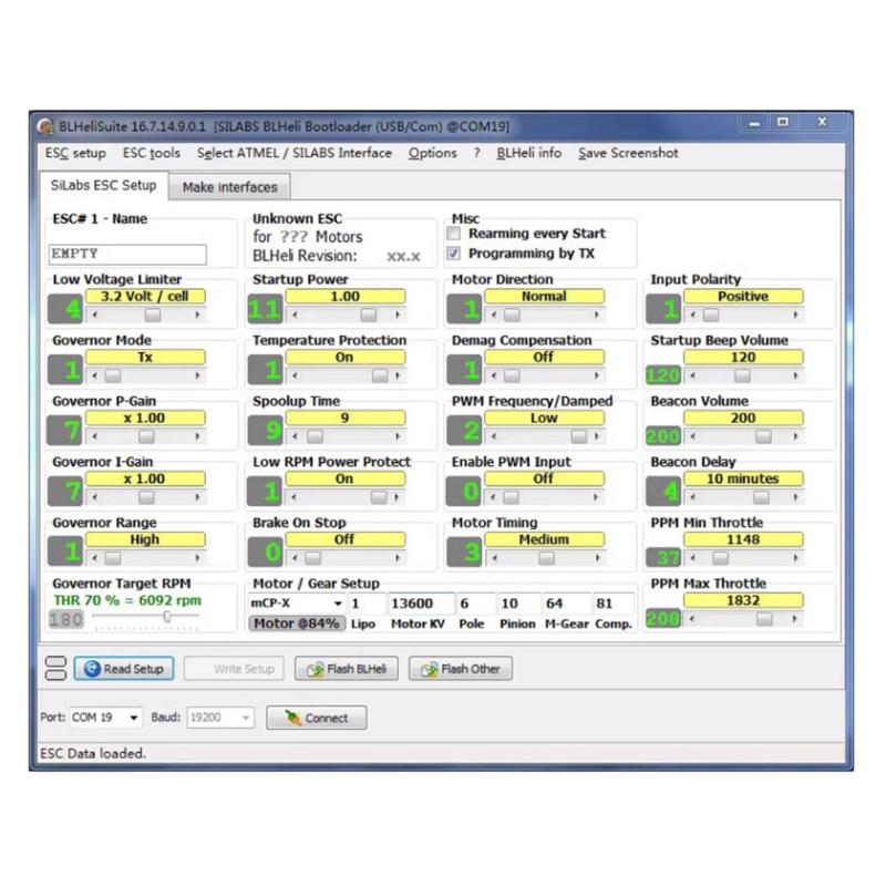 BL-S BL-32 Mini USB Linker Programmer Brushless ESC BLHeli Parameters Setters Open Source Speed Controlled Programming
