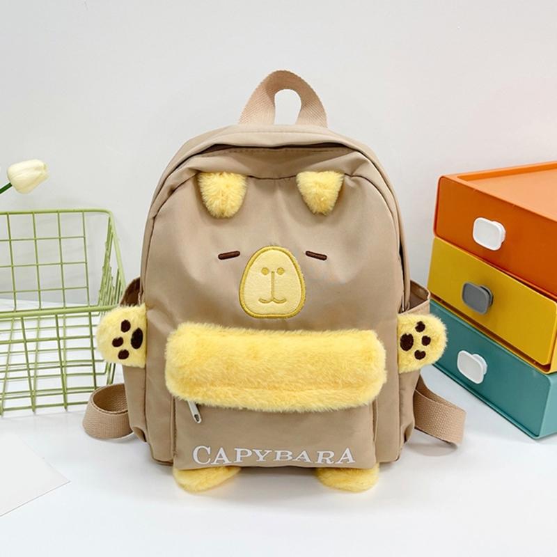 Cartoon Rucksack Hübsche Büchertasche Süßer Rucksack Plüschpuppen Tasche Schüler Schultasche Reisetasche für kleines Mädchen Kinder