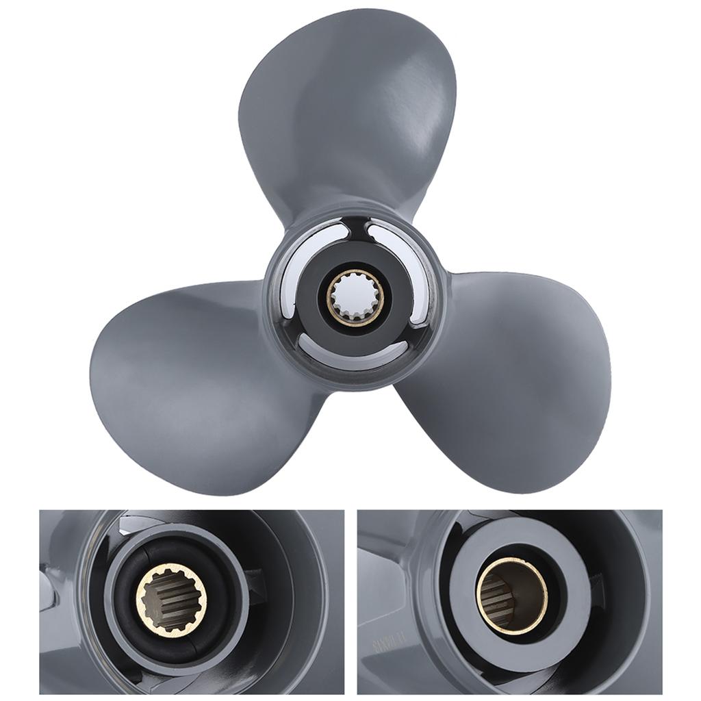 Propellerwechsel Außenborderpropeller 13 Keilzahn 3 Blätter 58130‑ZV5‑000ZA 11 1/4 X 13 Passend für Honda 35‑60PS