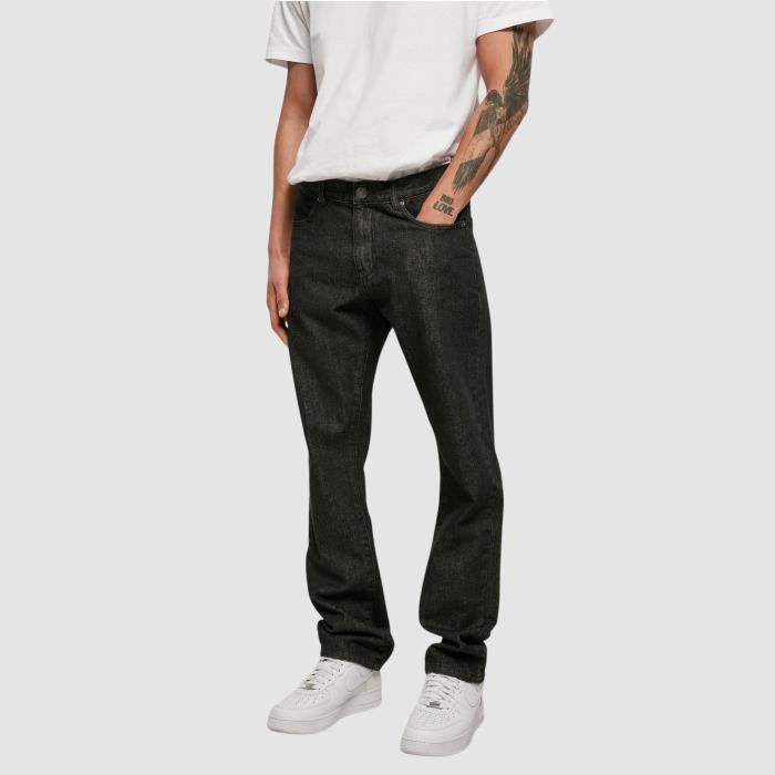 Jeans Urban Classics Organic Straight Leg Denim - Noir - 29